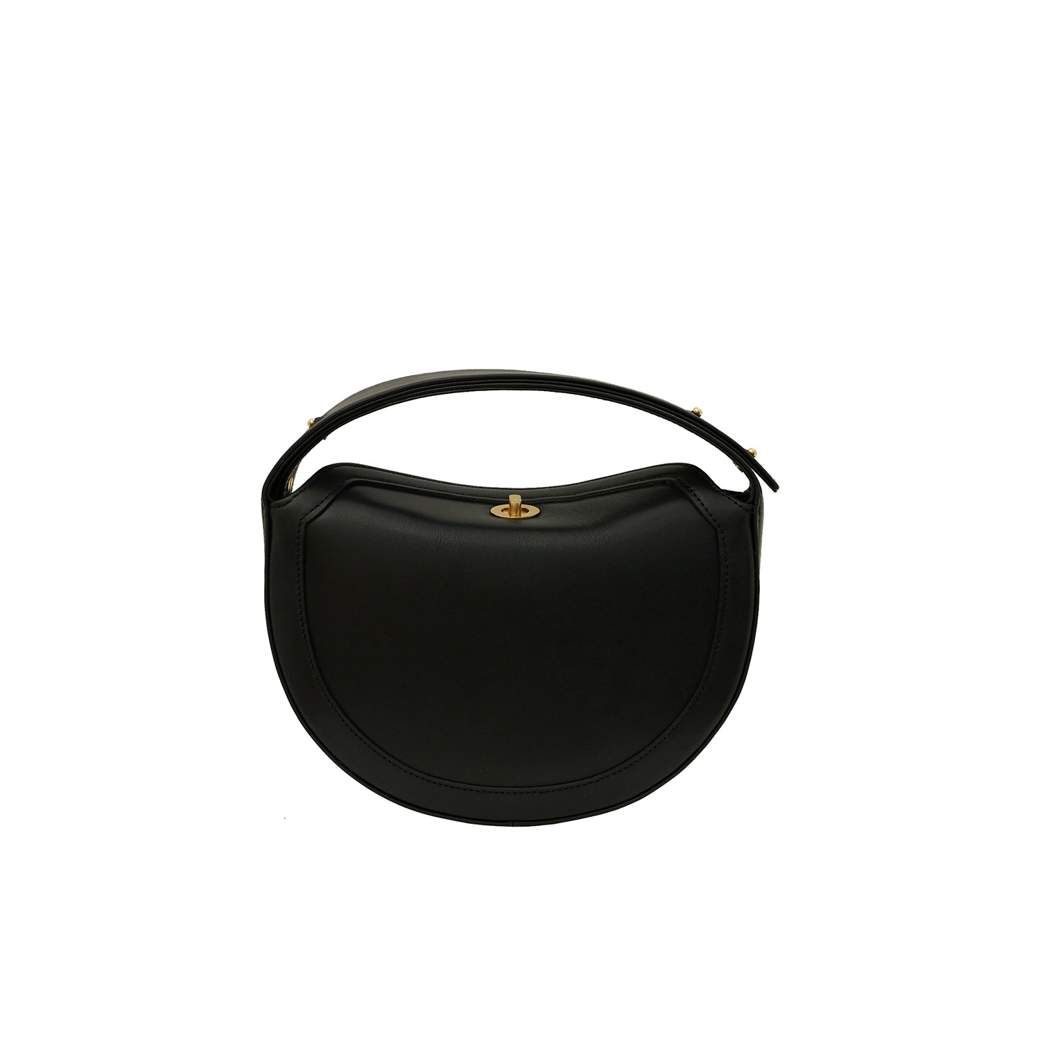 23SS Tambourine 3ways Bag Gentle Leather in Black series_GOLD
