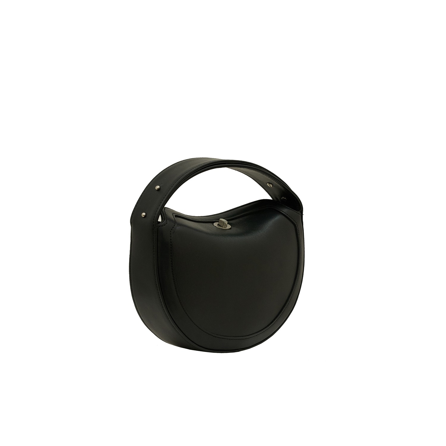 23SS Tambourine 3ways Bag Gentle Leather in Black series_SILVER