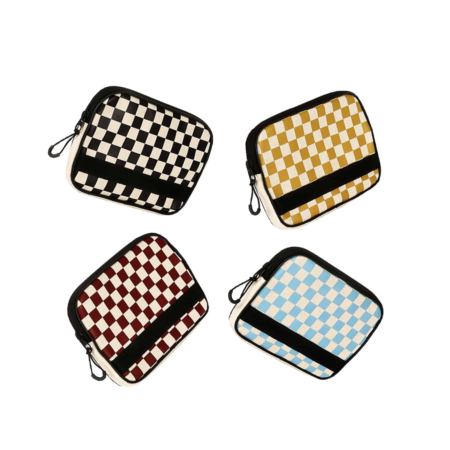 puzzle rope bag CHECKERBOARD pouch (4colors)
